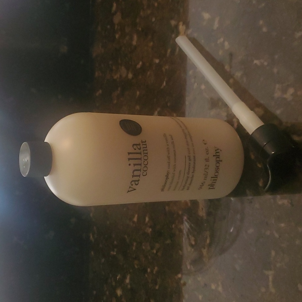 Philosophy Vanilla Coconut Shower Gel 32 Ounce Bottle Sealed New with Pump